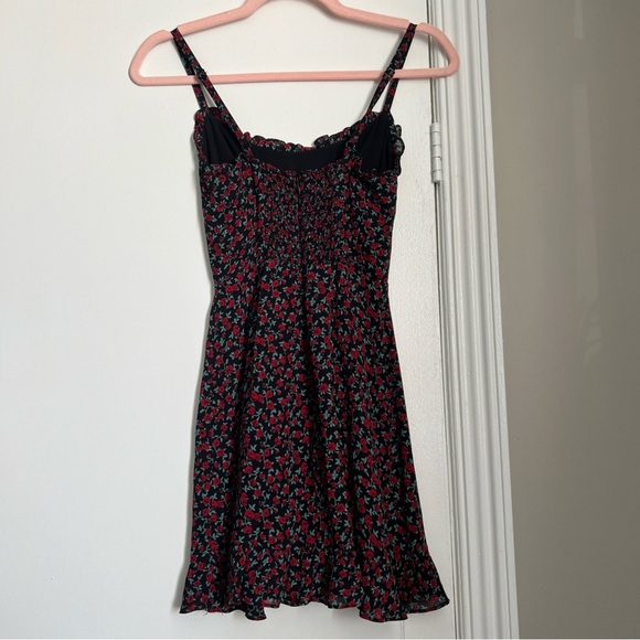 Reformation Sz 0 Strap Feminine Floral Mabel Rose Mini Dress NWOT - Picture 4 of 11